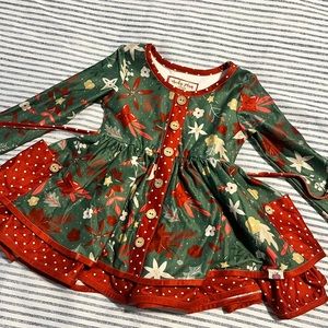 Cheeky Plum Christmas dress